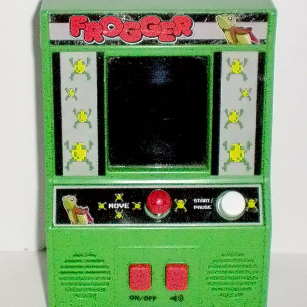 Frogger Retro Look Handheld Konami Mini Arcade Game